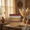 Handcrafted Jute Storage Basket | Eco-Friendly Decorative Organizer Bin | Artisan Braided Jute Basket for Home Decor